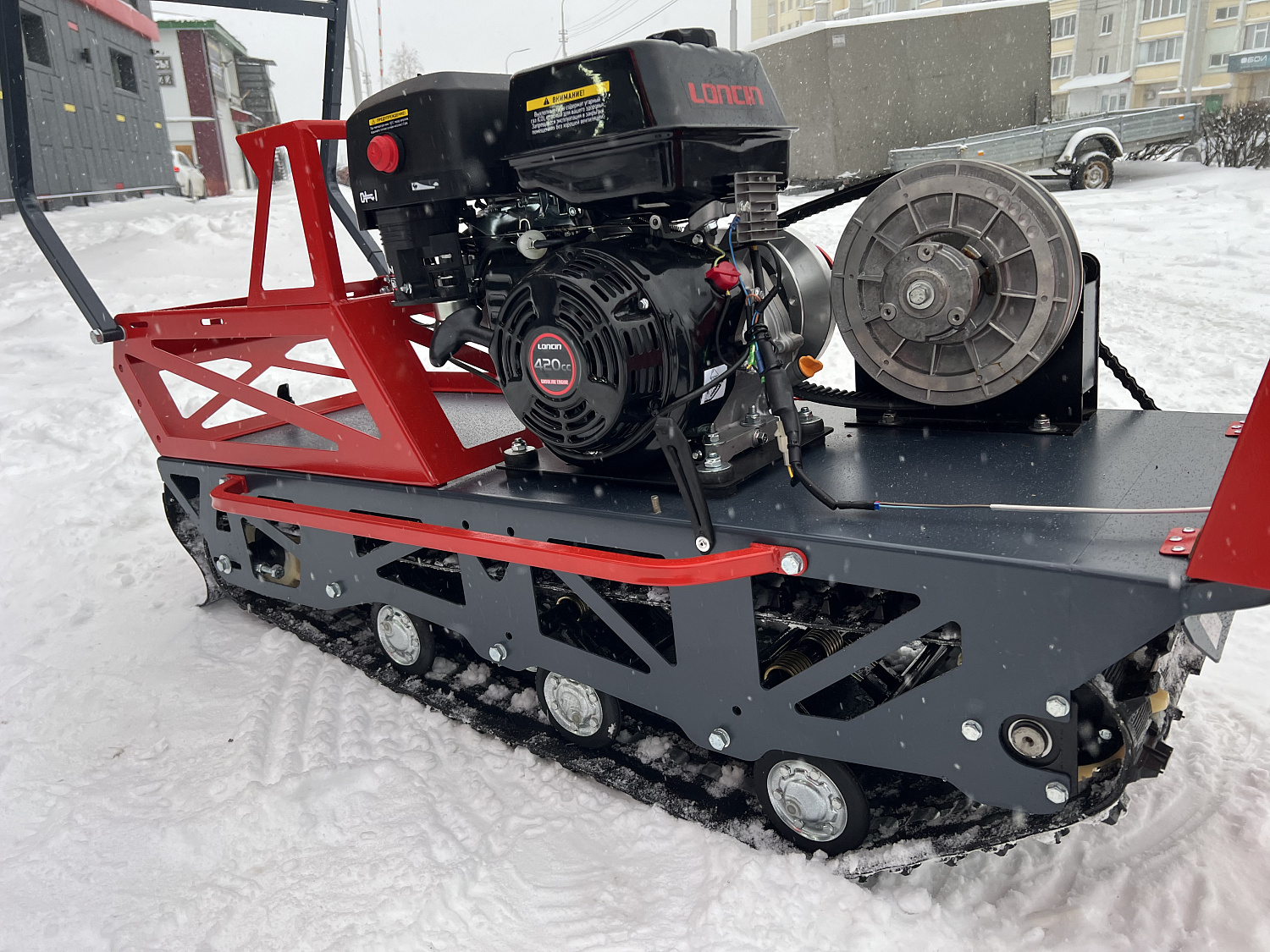 Мотобуксировщик EX-MOTO SNOWDOG S500 15л.с в Челябинске