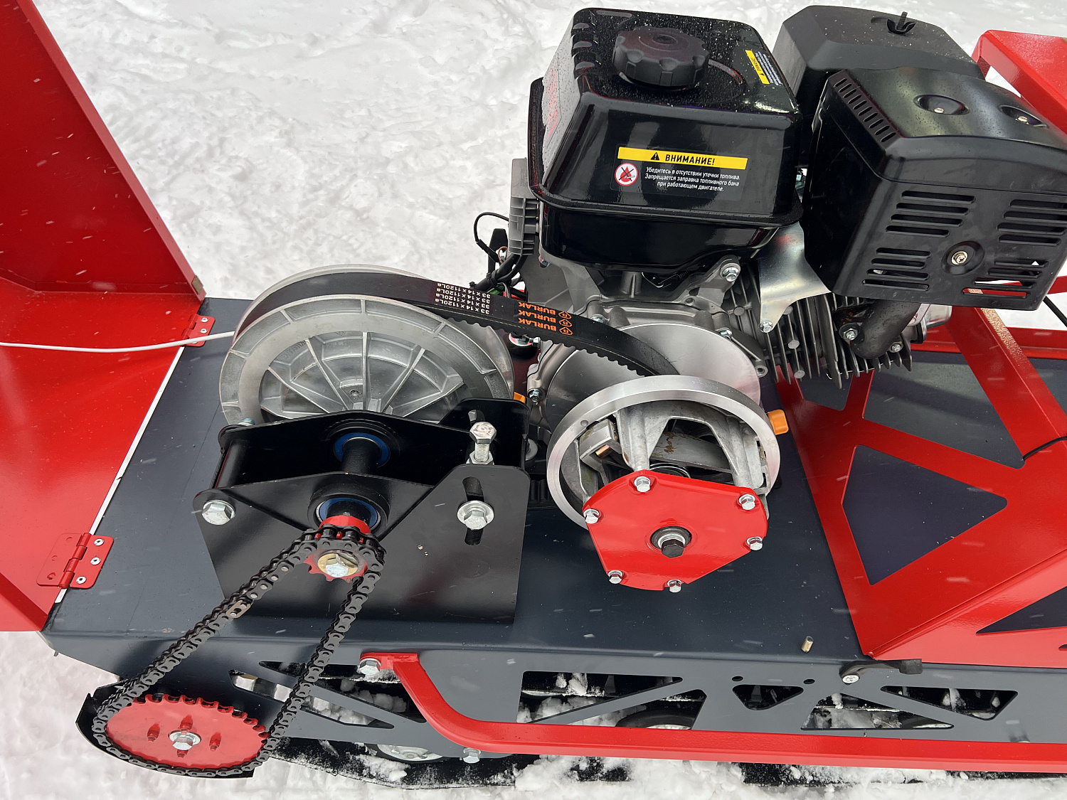 Мотобуксировщик EX-MOTO SNOWDOG S500 15л.с в Челябинске